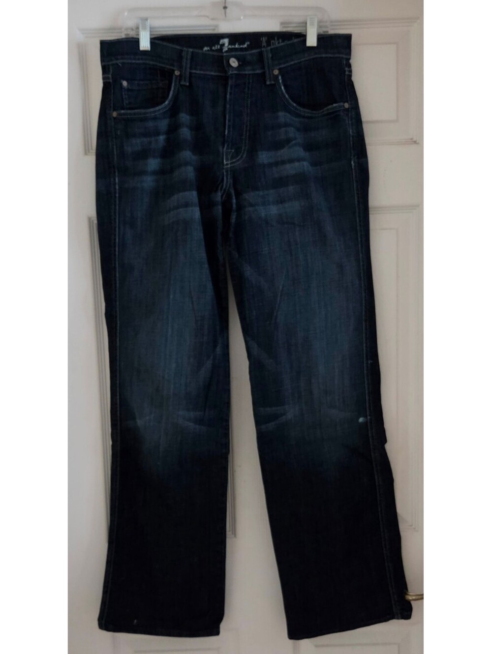 7 For All Mankind Men's Dark Wash Denim Jeans Size 32